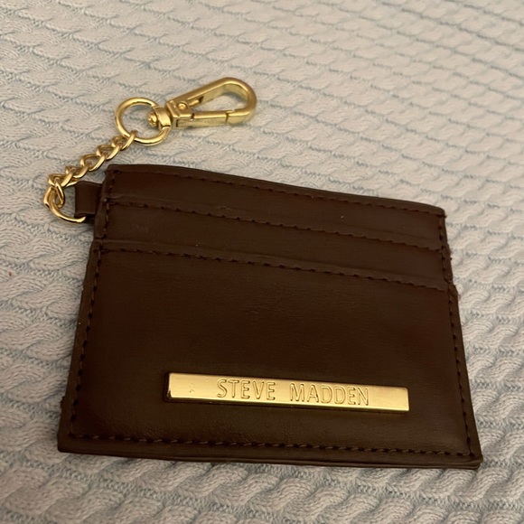 Steve Madden Bags Steve Madden Keychain Wallet Brown Credit Card